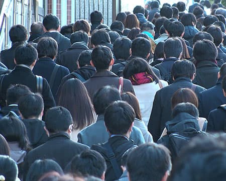 毎日の通勤ラッシュ